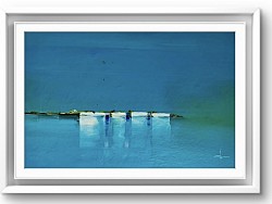 Turquoise. 40x25.           Non dispo