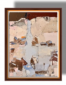 Silence enneigé.                    30x40