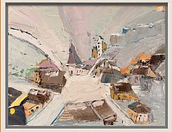 Le rocher Bleu.        Série villages et terroirs                    40x30. No 32