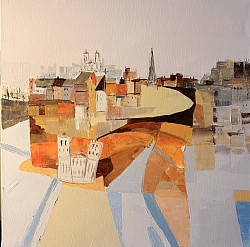 Traboulez maintenant !                                                       Huile sur lin  50x50