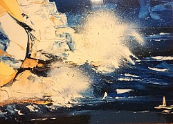 Éclaboussez moi mais pas trop …. 50x40