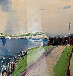 Territoires recomposés.    40x40.     No 55