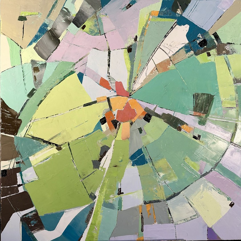 « Le cœur des parcelles » 80x80.   No 66