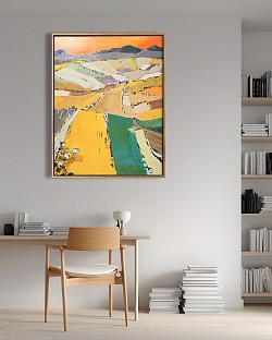 Le partage des lumières.   100x90.   No 75