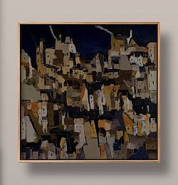 Le village des heures bleues. No 74. 40x40