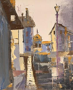 Le silence vertical.  Série villages et terroirs 25x40. No53