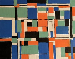 Square city.     50x 40.  No 88. Série : surplombs