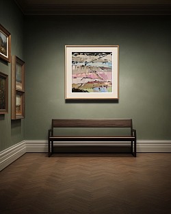 Le dernier névé.  60x60.   No 93