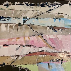 Le dernier névé.  60x60.  No93