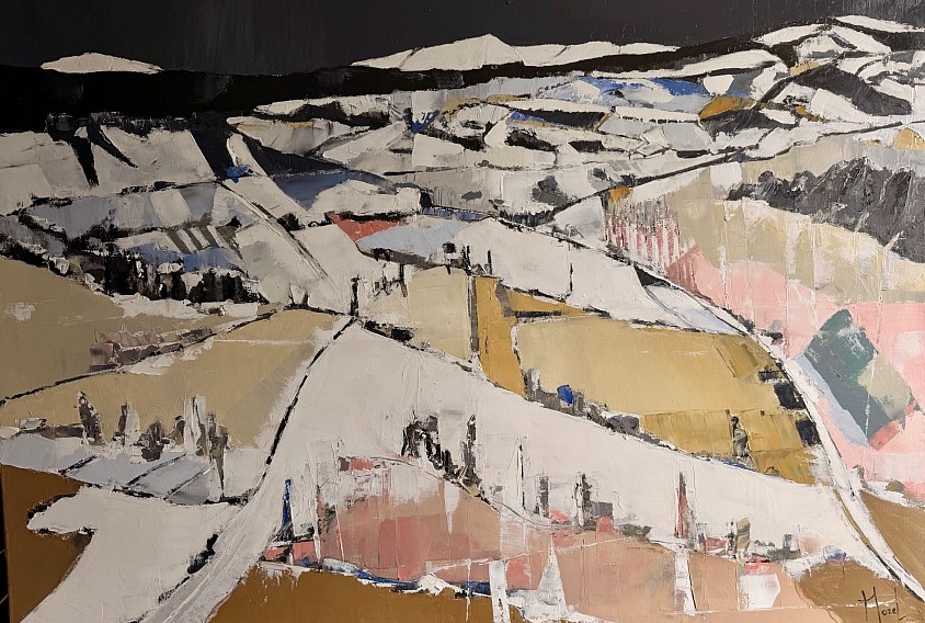 Dernières neiges . No 100.  100x60