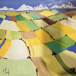 La nature enrubannée .  No 107.   40x40